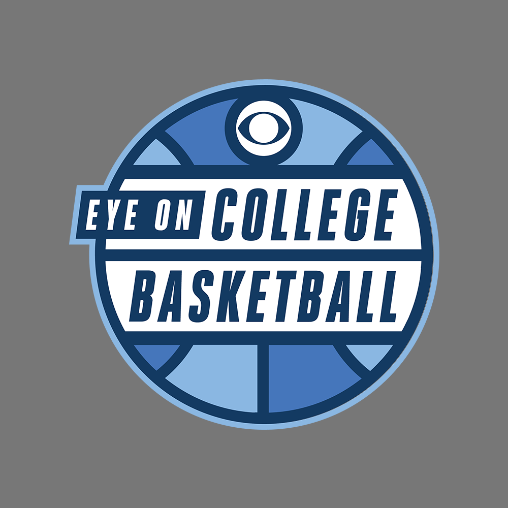 Eye on College Basketball Podcast Logo Embroidered Flat Bill Hat - Paramount Shop