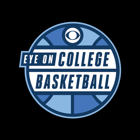 Eye on College Basketball Podcast Logo Embroidered Flat Bill Hat - Paramount Shop