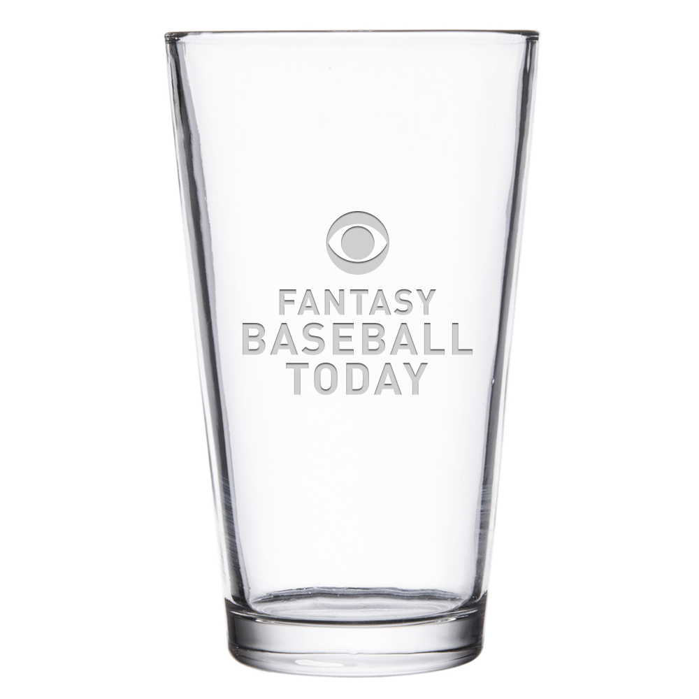 Fantasy Baseball Today Podcast Drinking Glass Laser Engraved Pint Glass - Paramount Shop