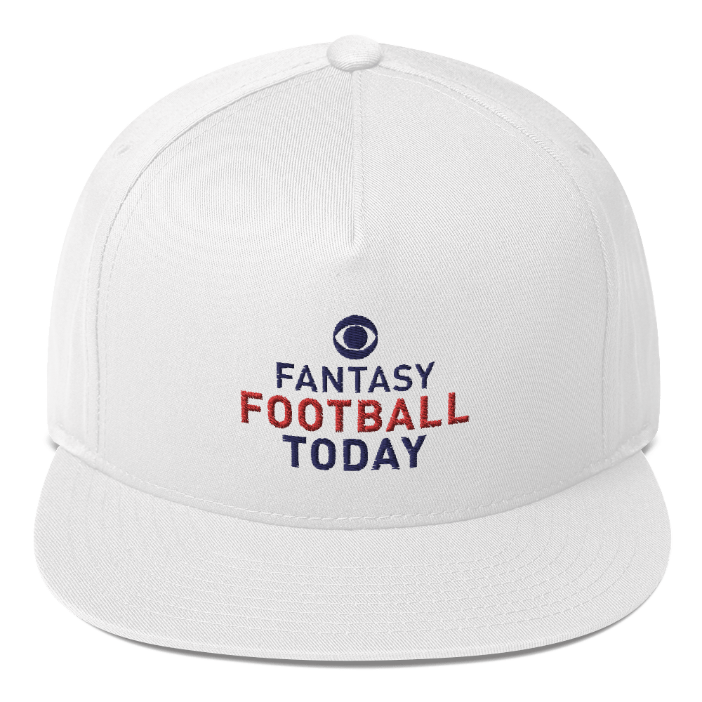 Fantasy Football Today Podcast Logo Embroidered Flat Bill Hat - Paramount Shop
