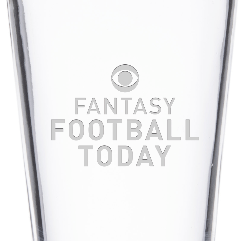 Fantasy Football Today Podcast Logo Laser Engraved Pint Glass - Paramount Shop