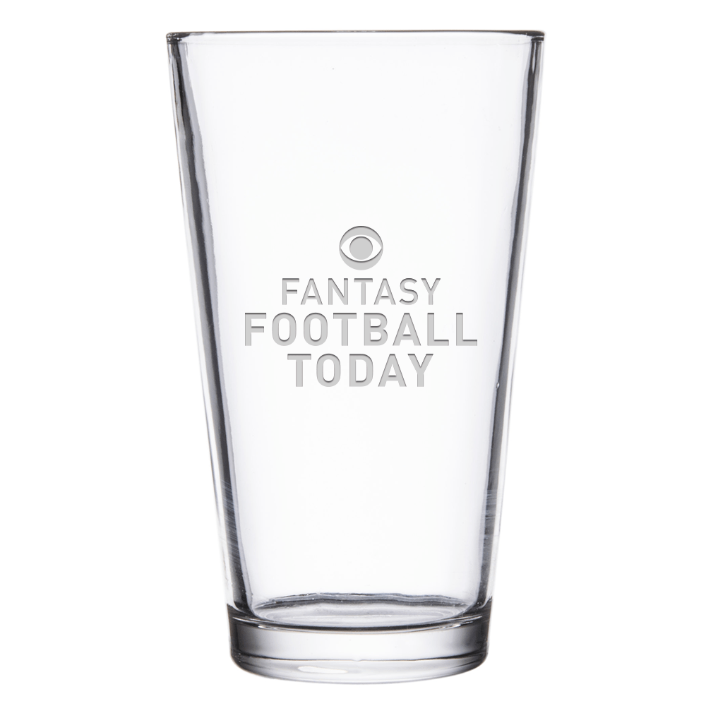 Fantasy Football Today Podcast Logo Laser Engraved Pint Glass - Paramount Shop