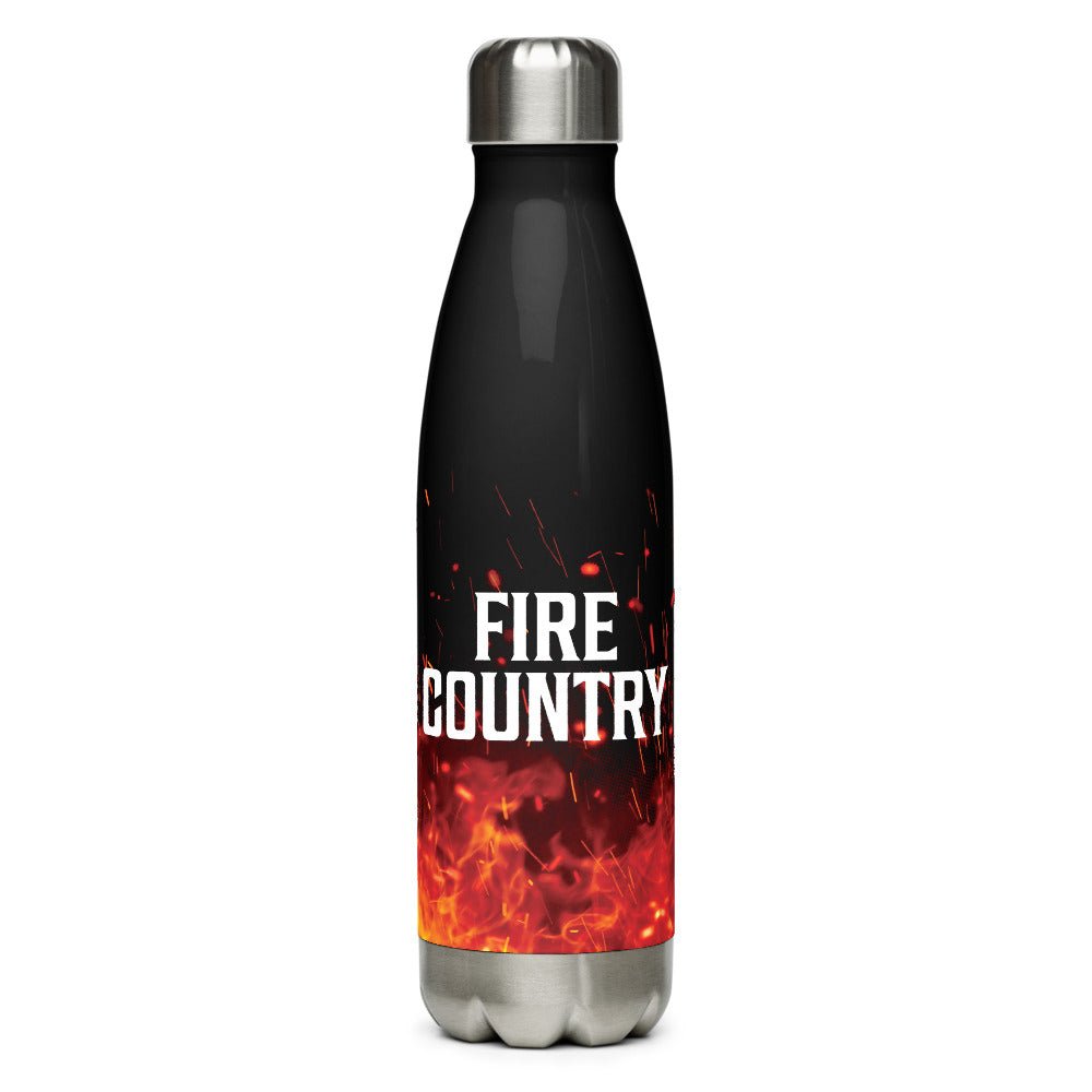 Fire Country Logo Stainless Steel Water Bottle - Paramount Shop