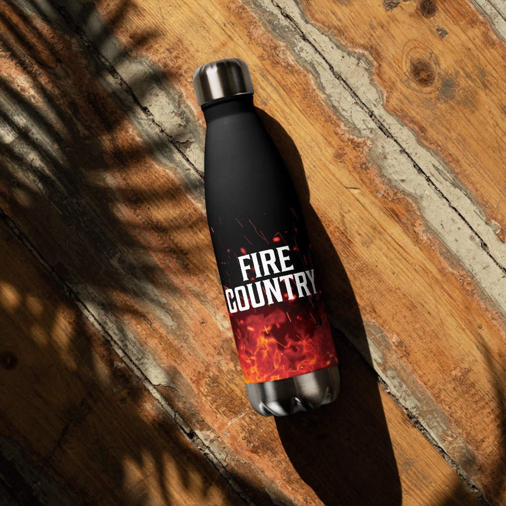 Fire Country Logo Stainless Steel Water Bottle - Paramount Shop