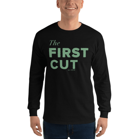 First Cut Golf Podcast Logo Adult Long Sleeve T - Shirt - Paramount Shop