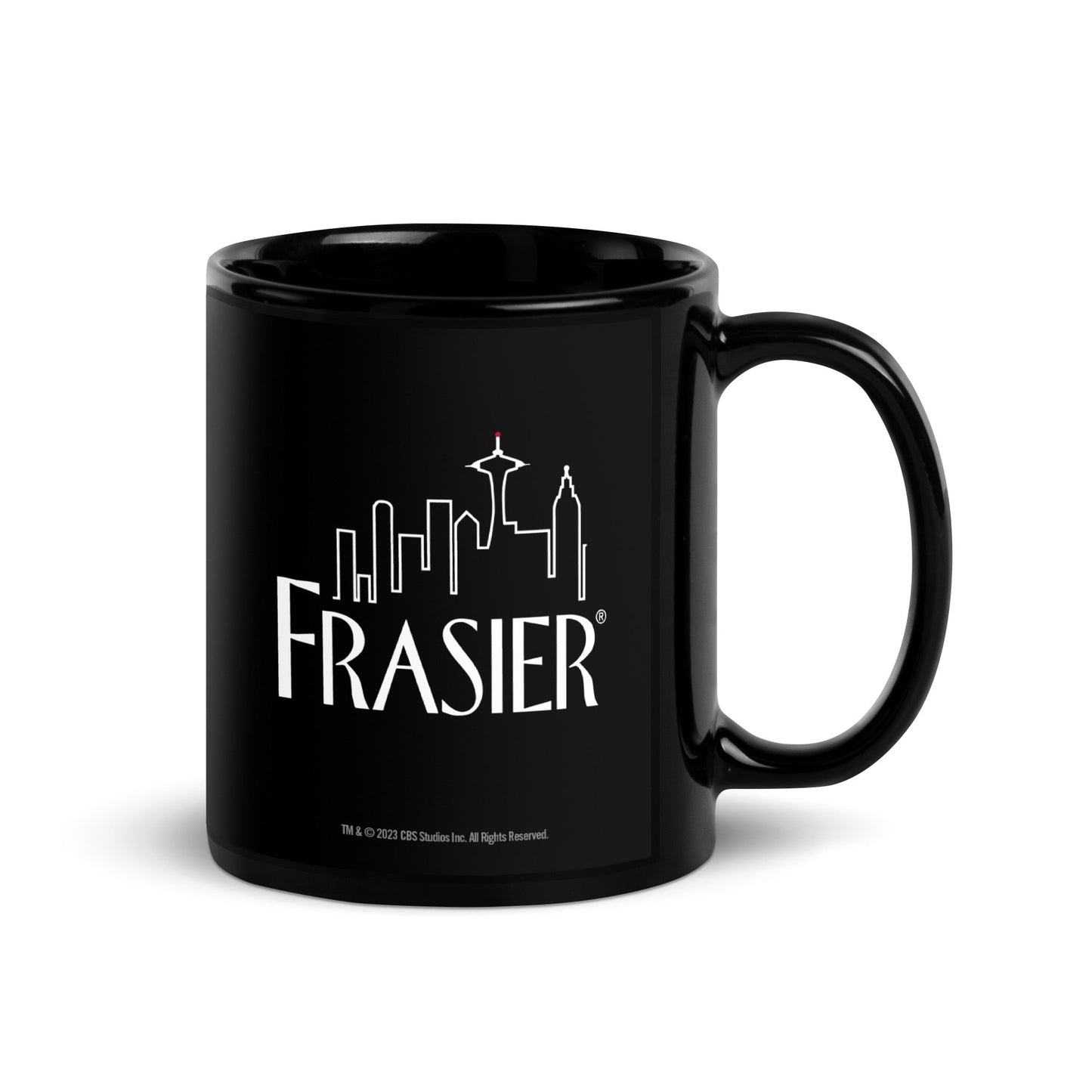 Frasier Logo Black Mug - Paramount Shop