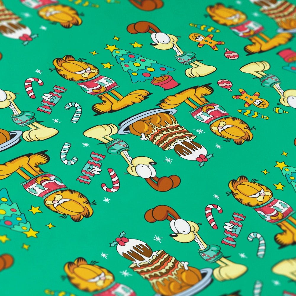 Garfield and Odie Holiday Wrapping Paper - Paramount Shop