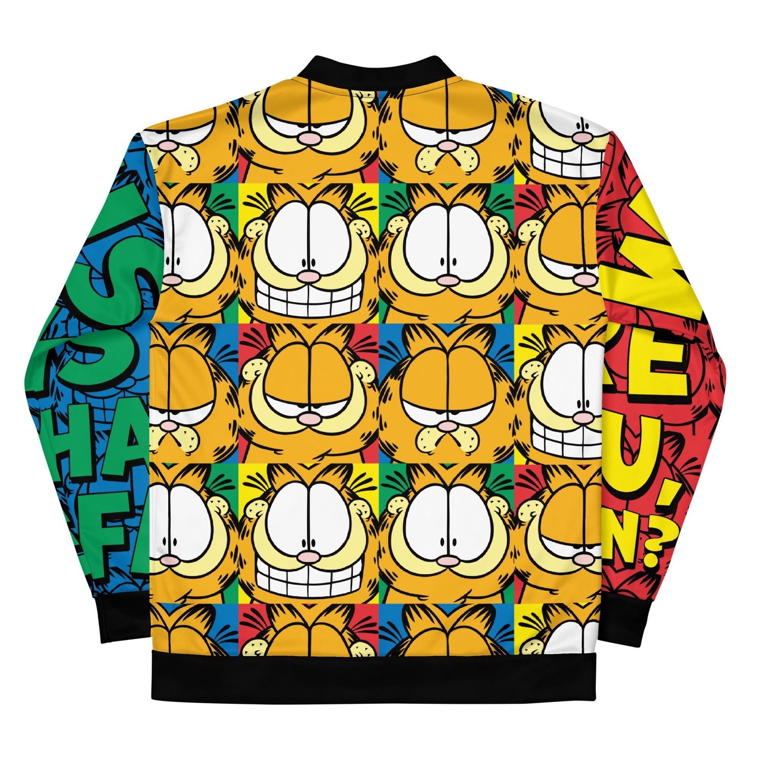 Garfield Color Block Bomber Jacket - Paramount Shop