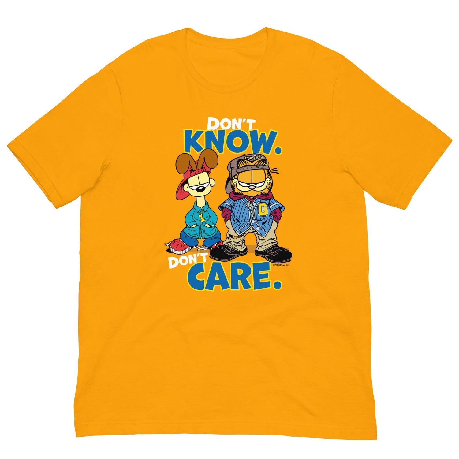 Garfield Don't Know Don't Care T - Shirt - Paramount Shop