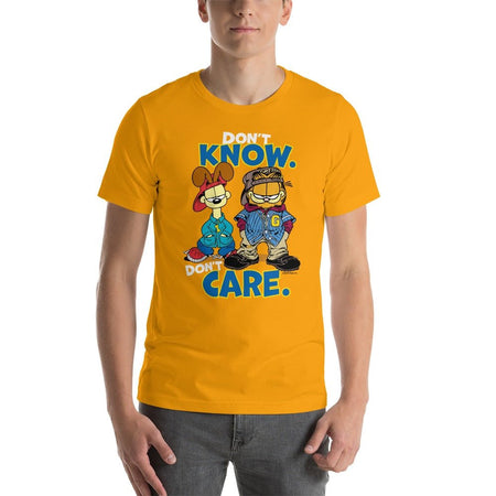 Garfield Don't Know Don't Care T - Shirt - Paramount Shop
