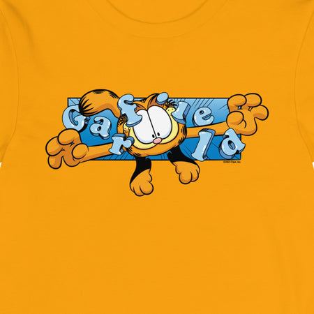 Garfield Flying Garfield Adult Long Sleeve T - Shirt - Paramount Shop