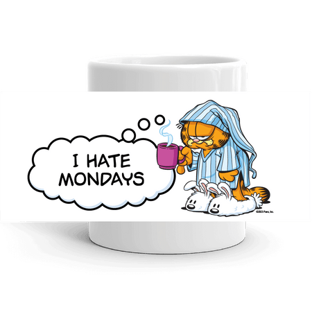 Garfield I Hate Mondays White Mug - Paramount Shop