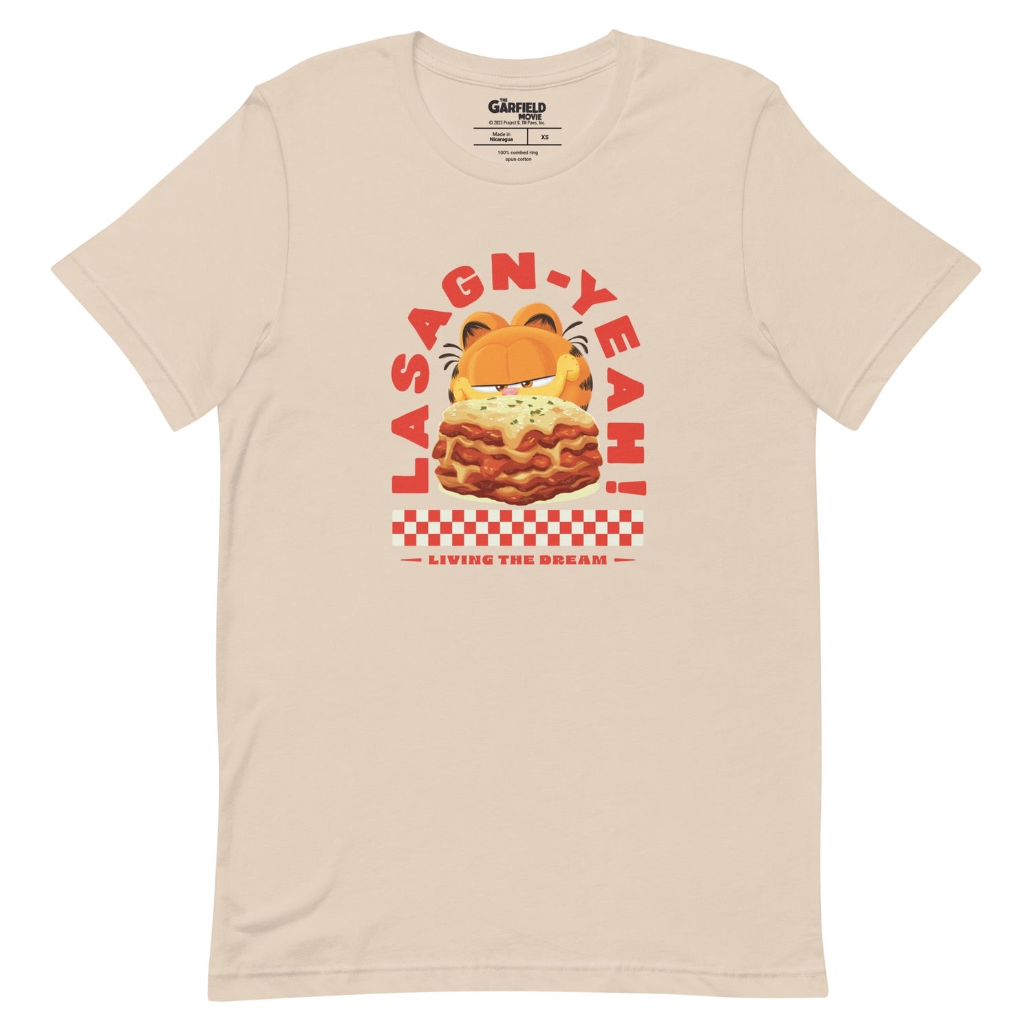 Garfield LASAGN - YEAH Adult T - Shirt - Paramount Shop
