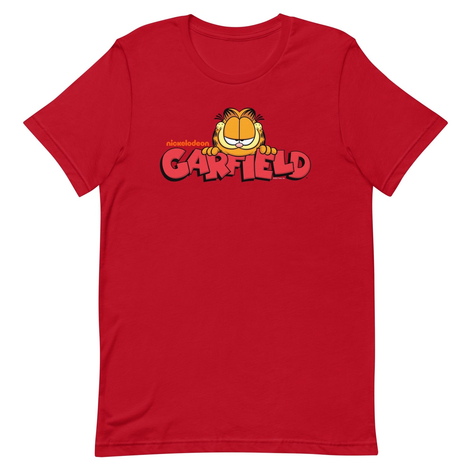 Garfield Logo Adult Short Sleeve T - Shirt - Paramount Shop