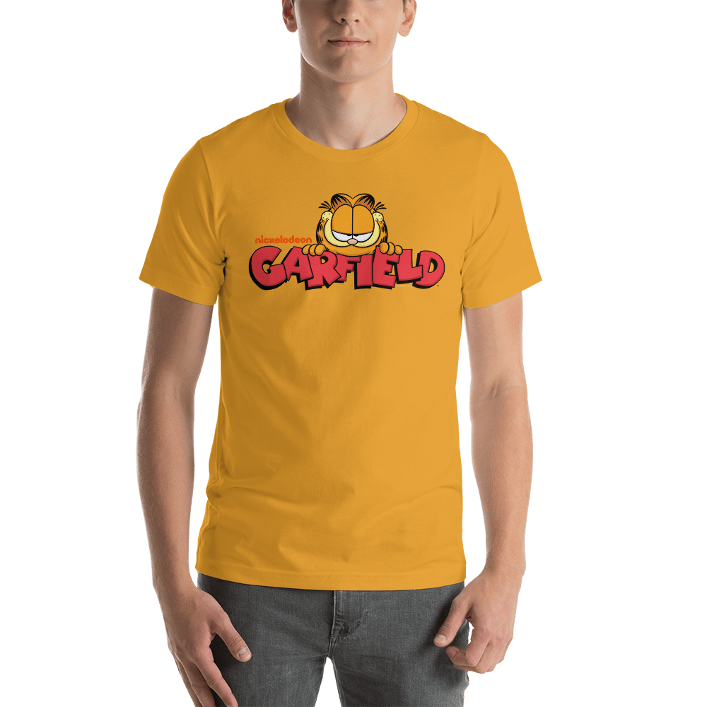 Garfield Logo Adult Short Sleeve T - Shirt - Paramount Shop