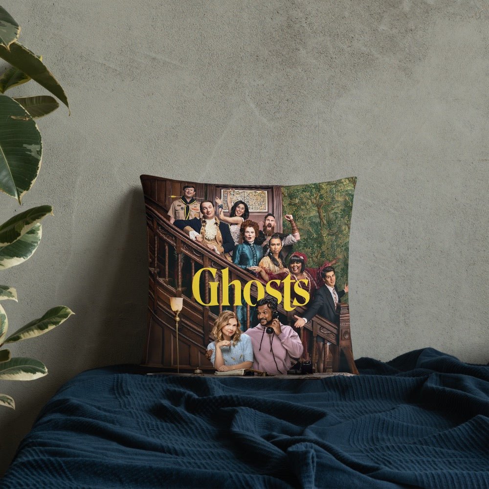 Ghosts Stairs Throw Pillow - Paramount Shop