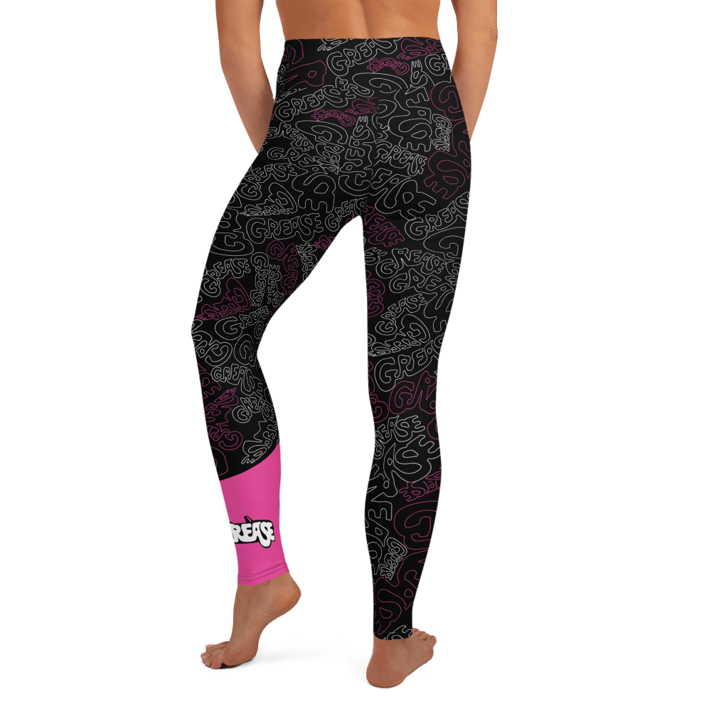 Grease Pattern High - Waisted Leggings - Paramount Shop