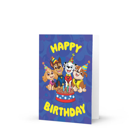 Carte de vœux d'anniversaire Paw Patrol