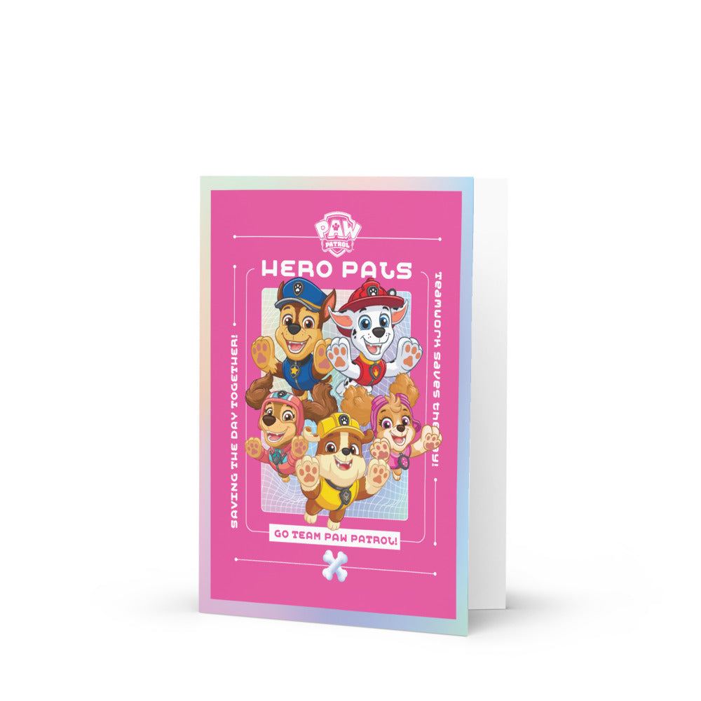 Paw Patrol Hero Pals Greeting Card