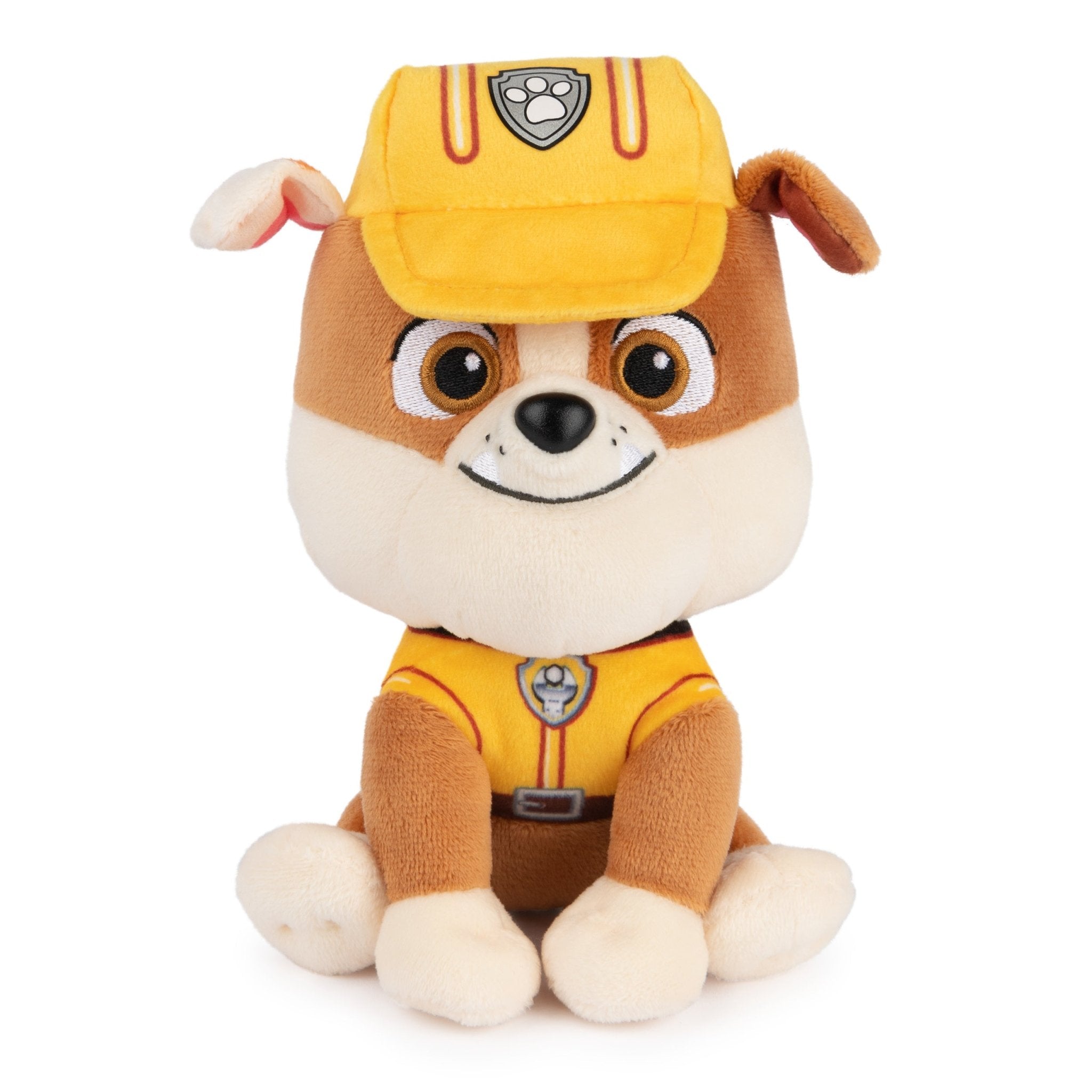 GUND Official PAW Patrol Rubble in Signature Construction Uniform Plush Toy, Stuffed Animal for Ages 1 and Up, 6