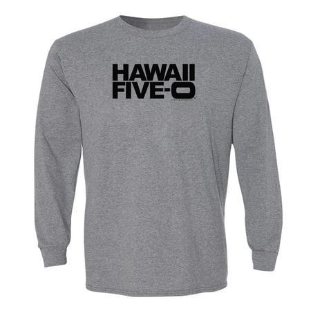 Hawaii Five - 0 Logo Adult Long Sleeve T - Shirt - Paramount Shop