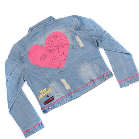 Hey Arnold! Helga's Heart Denim Jacket - Paramount Shop