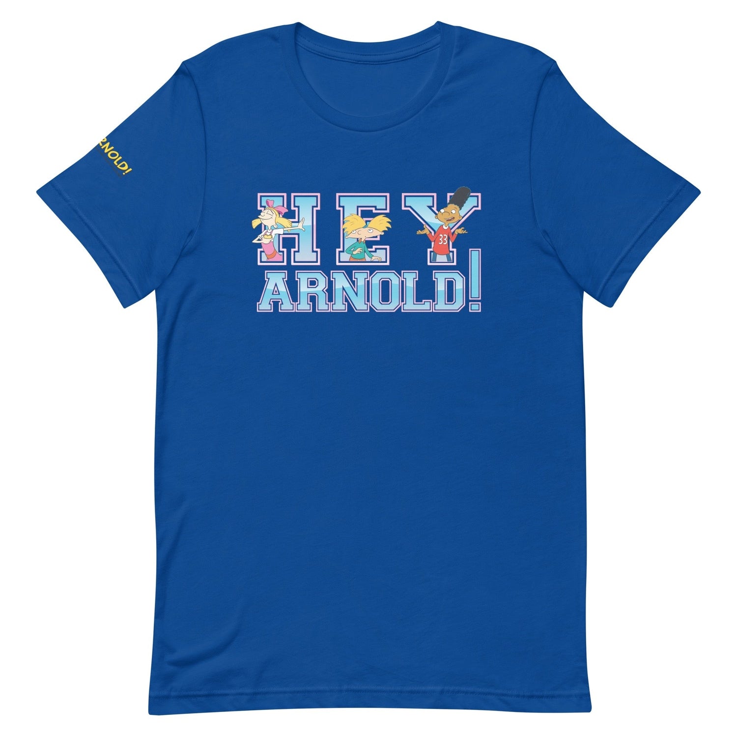 Hey Arnold! Varsity Adult Short Sleeve T - Shirt - Paramount Shop