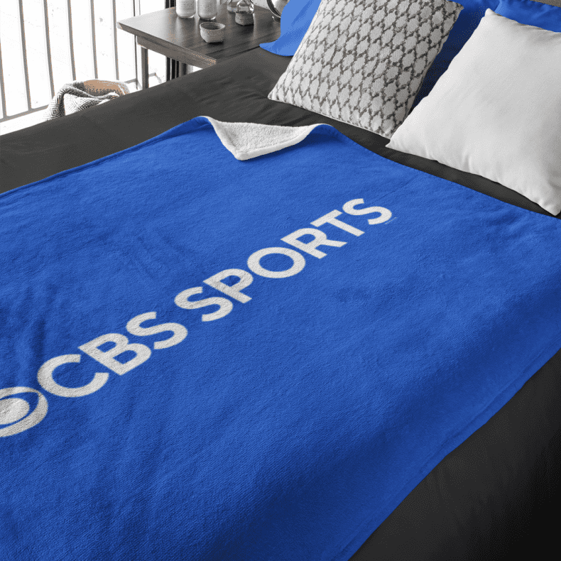 CBS Sports Logo Schmusedecke