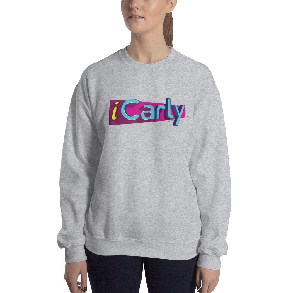 iCarly Logo Fleece Crewneck Sweatshirt - Paramount Shop