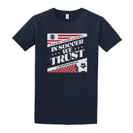 In Soccer We Trust Podcast Key Art Classic Short Sleeve T - Shirt - Paramount Shop