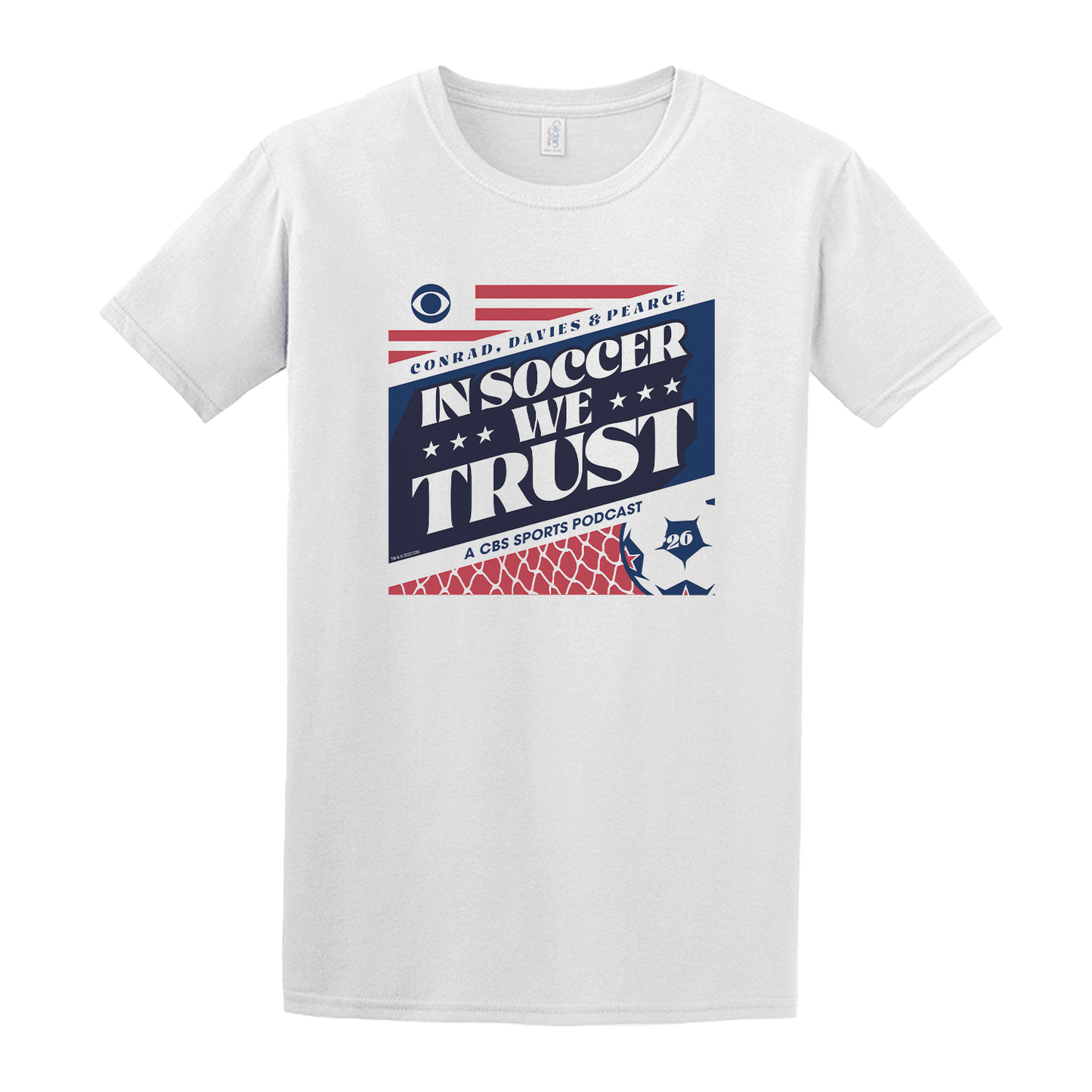 In Soccer We Trust Podcast Key Art Classic Short Sleeve T - Shirt - Paramount Shop