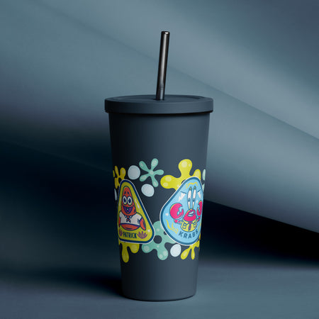 SpongeBob Squarepants Camping Badge Tumbler