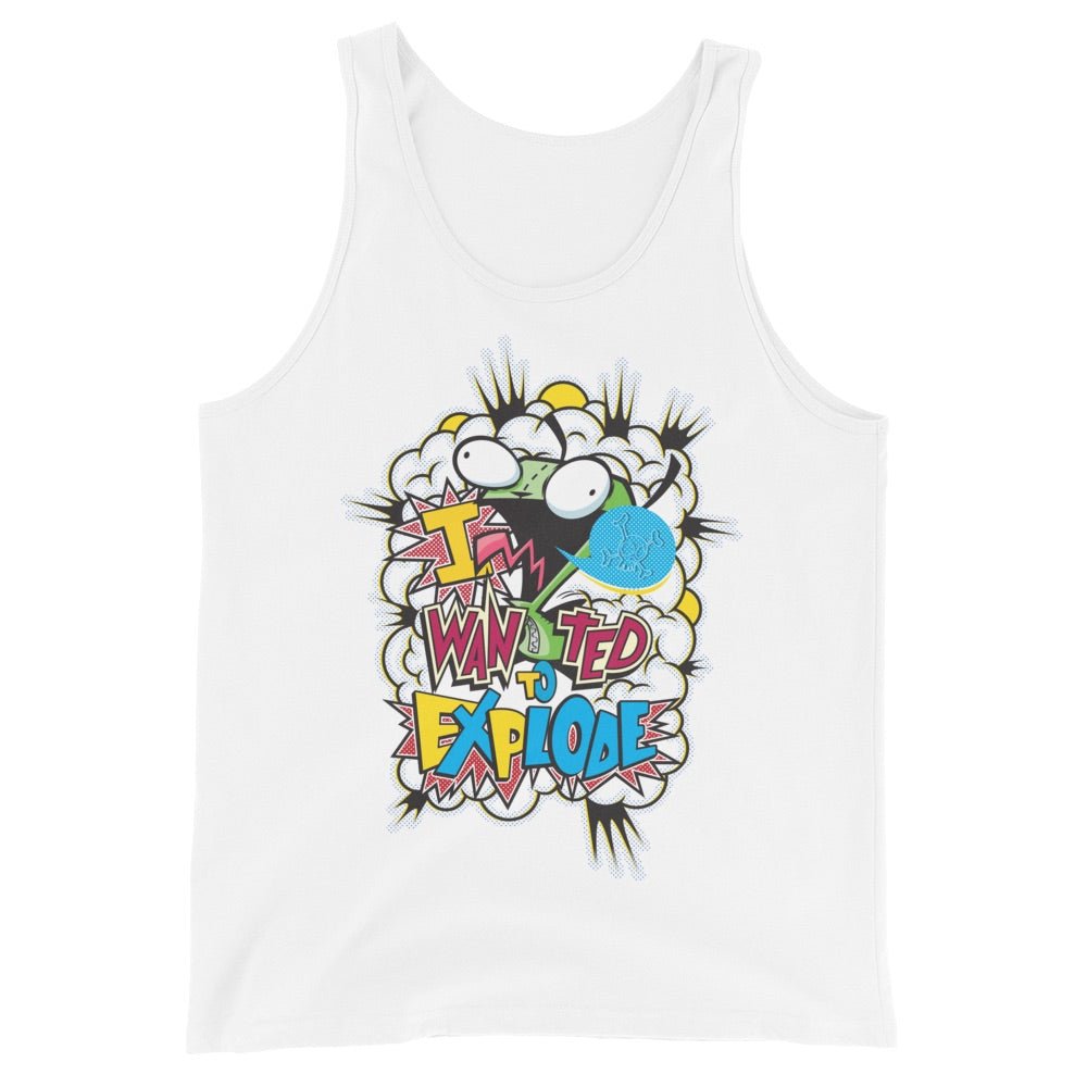 Invader Zim I Wanted To Explode Adult Tank Top - Paramount Shop
