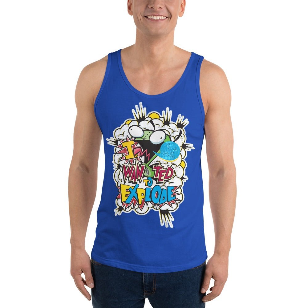 Invader Zim I Wanted To Explode Adult Tank Top - Paramount Shop