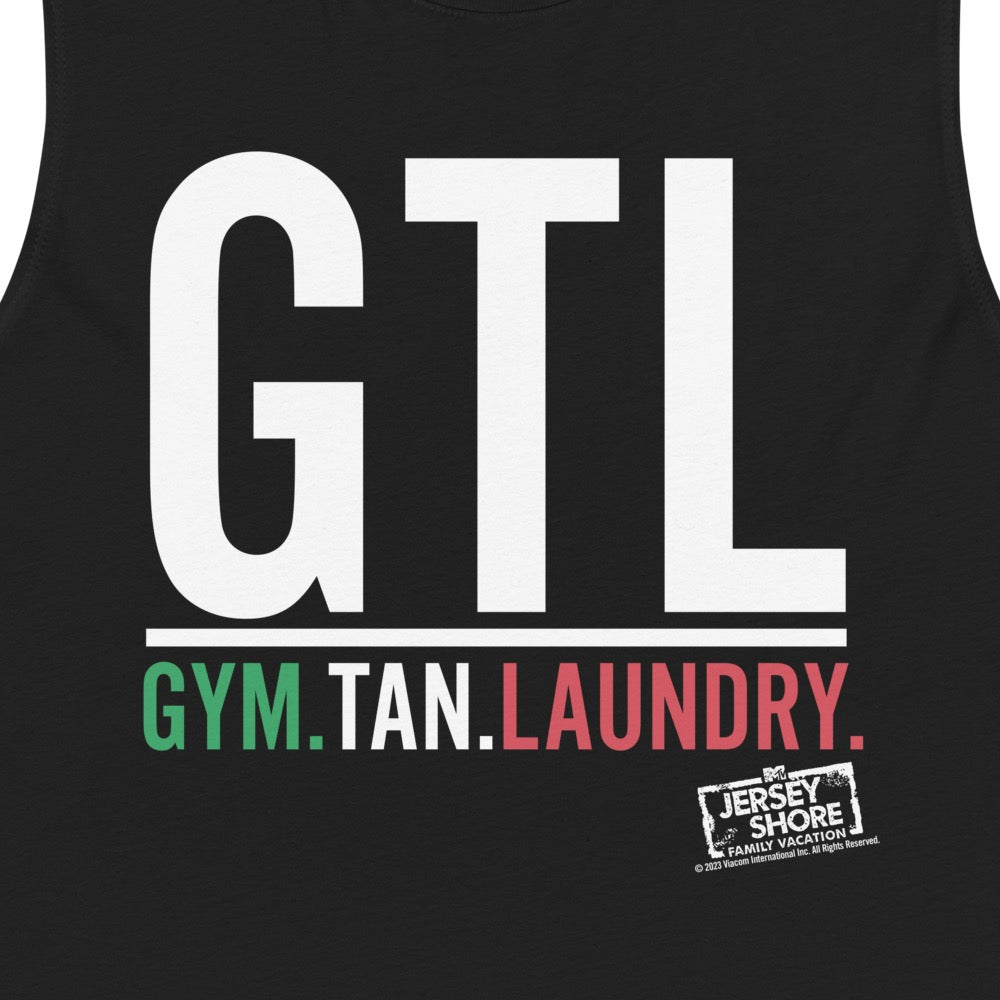 Jersey Shore Family Vacation Gym. Tan. Laundry. Muscle Tank Top - Paramount Shop