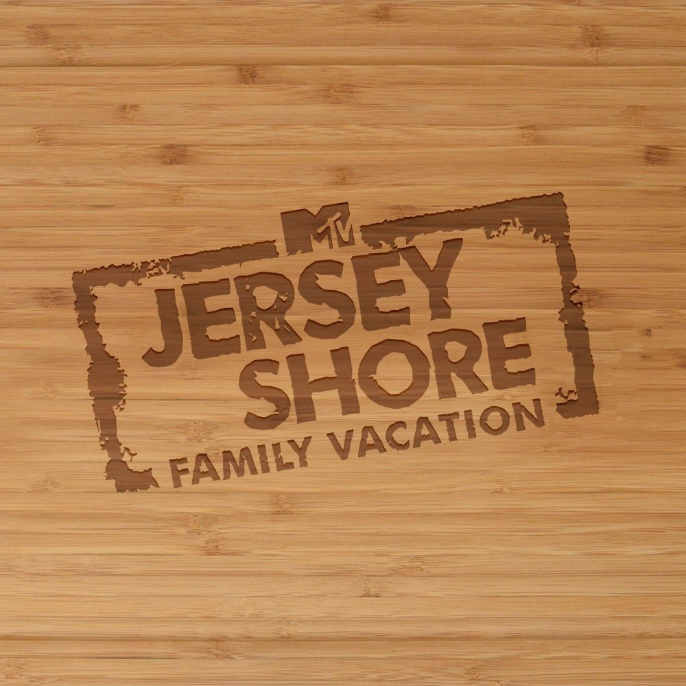 Jersey Shore Logo Laser Engraved Cutting Board - Paramount Shop