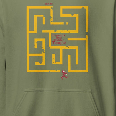 Legends of the Hidden Temple Maze Adult Hooded Sweatshirt - Paramount Shop