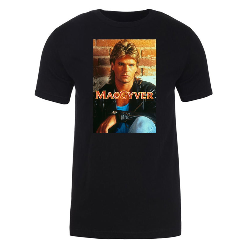 MacGyver Original Series 80's Heart Throb Design Adult Short Sleeve T - Shirt - Paramount Shop