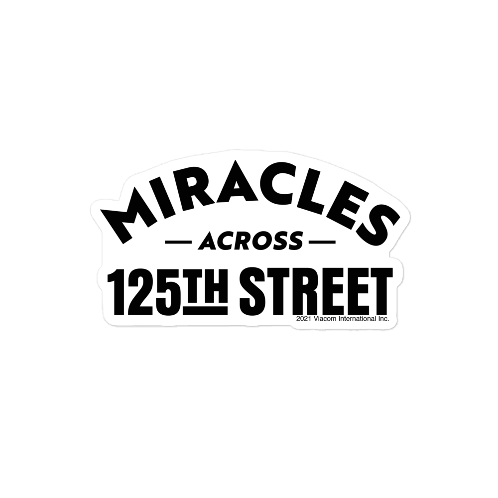 Miracles Across 125th Street Murda Count Harlem Die Cut Sticker - Paramount Shop