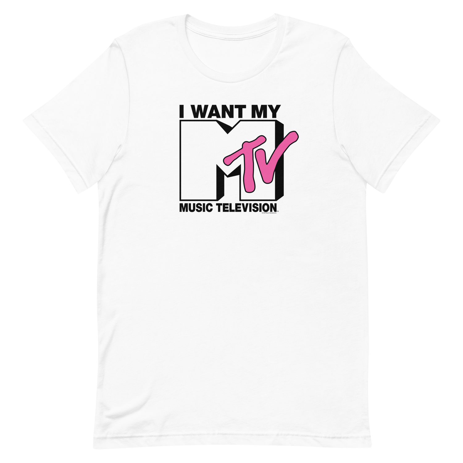 MTV Gear I Want My With Classic MTV Logo Adult Short Sleeve T - Shirt - Paramount Shop