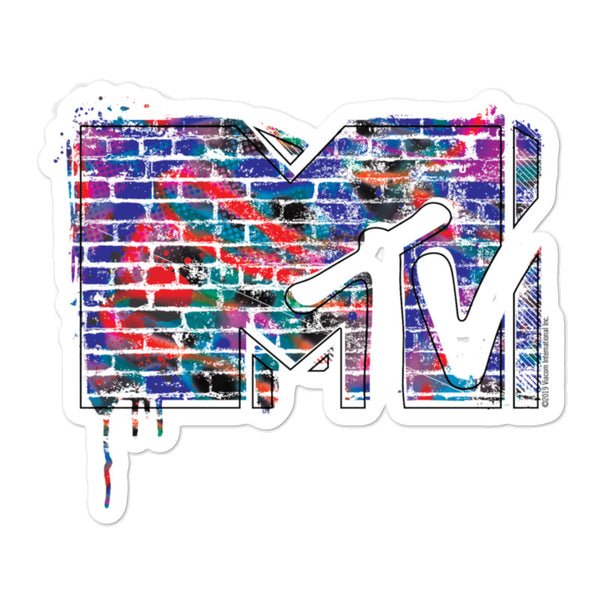 MTV Graffiti Die Cut Sticker Pack of 3 - Paramount Shop