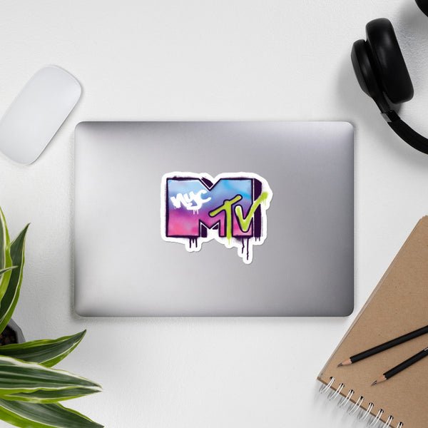 MTV Graffiti Die Cut Sticker Pack of 3 - Paramount Shop