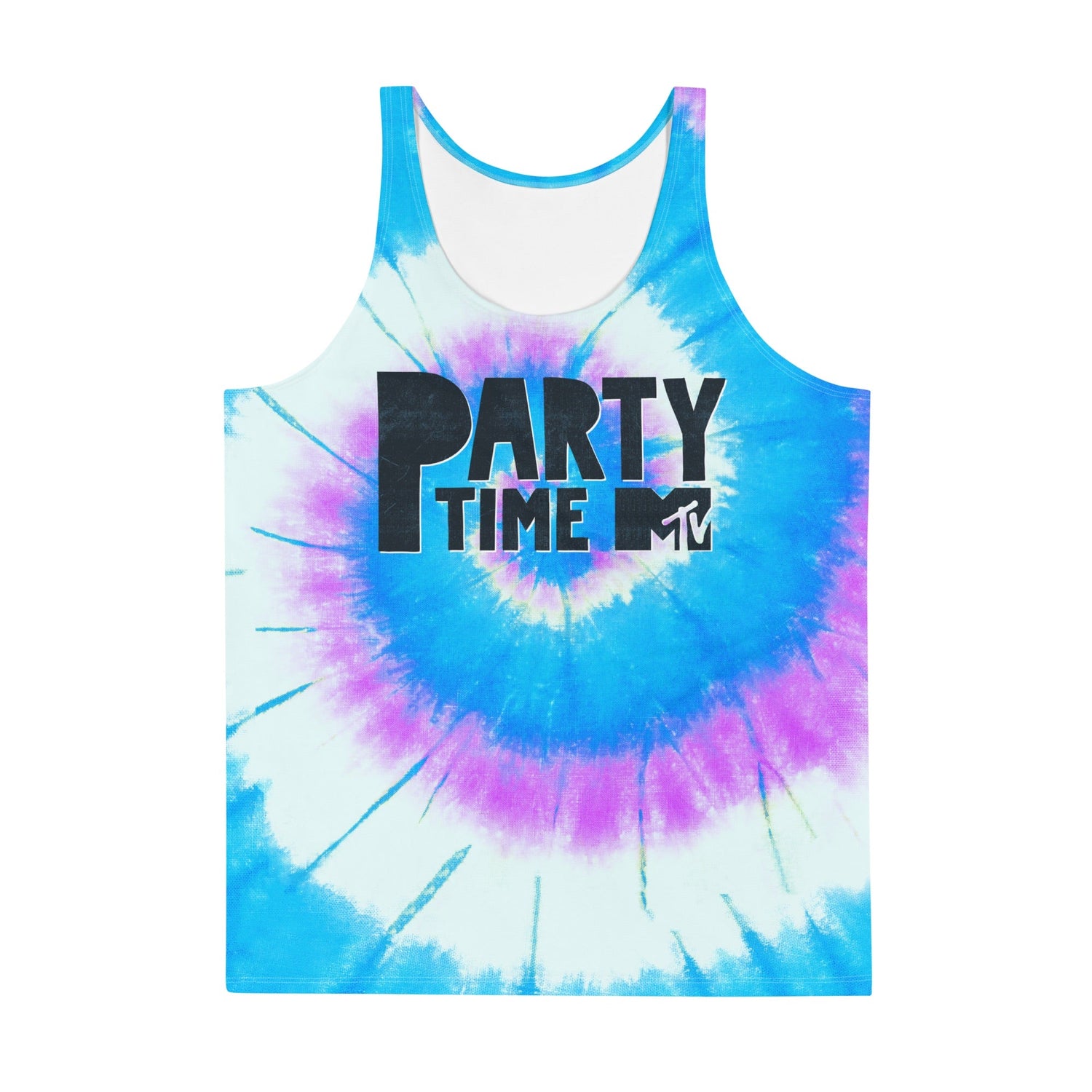 MTV Spring Break Party Time Tie - Dye Tank Top - Paramount Shop