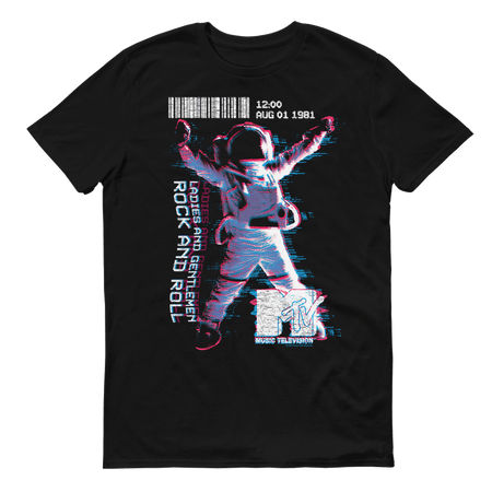 MTV VMAs Rock And Roll Moonman Adult Short Sleeve T - Shirt - Paramount Shop