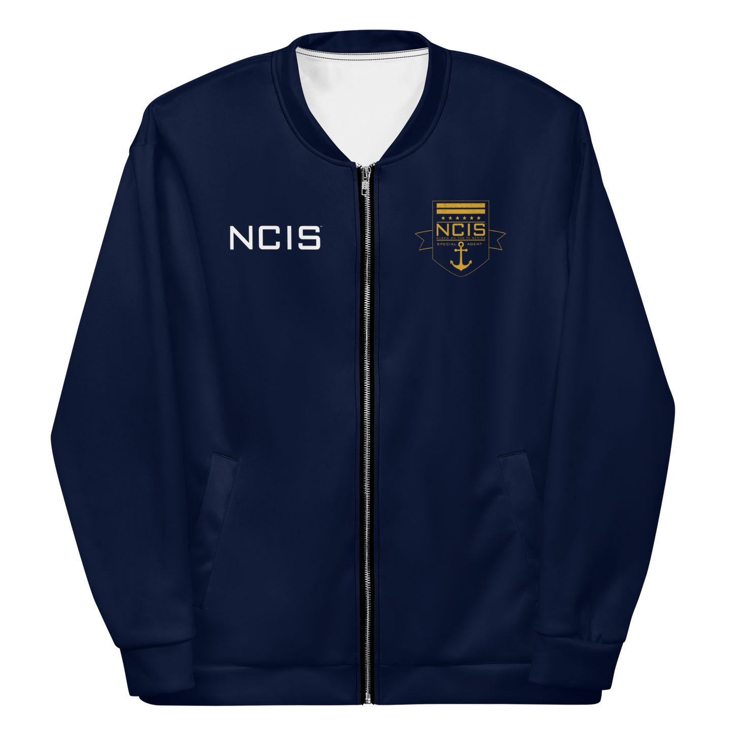 NCIS Federal Agent Navy Unisex Bomber Jacket - Paramount Shop