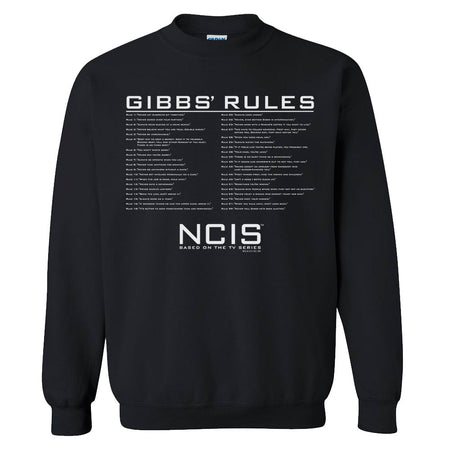 NCIS Gibbs Rules Crew Neck Sweatshirt - Paramount Shop