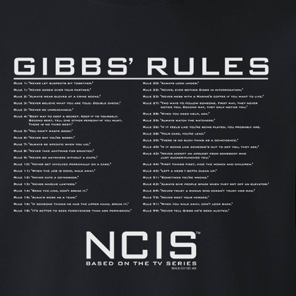 NCIS GIbbs Rules Fleece Crewneck Sweatshirt - Paramount Shop
