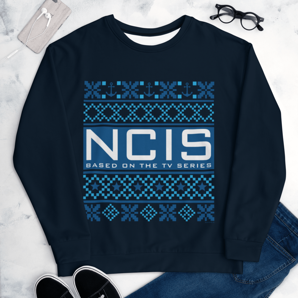 NCIS Holiday Adult All - Over Print Sweatshirt - Paramount Shop