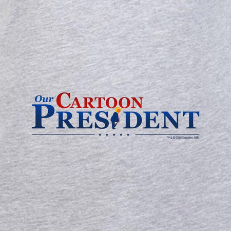Our Cartoon President Logo Fleece Zip - Up Hooded Sweatshirt - Paramount Shop