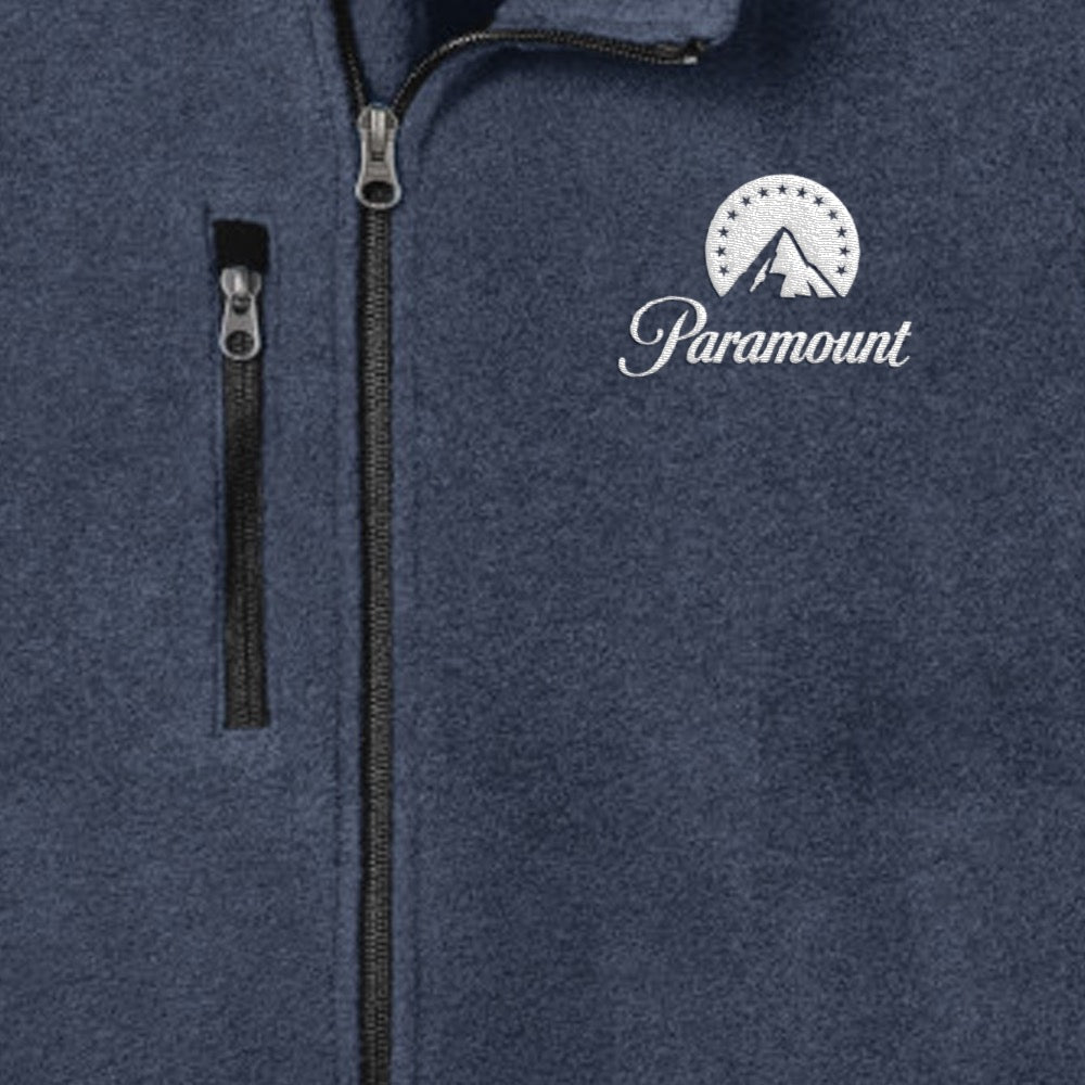 Paramount Logo Embroidered Fleece Vest - Paramount Shop